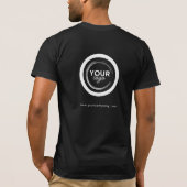 ビジネス ロゴ 社員 スタッフ 名前 企業 ブランド Tシャツ (裏面)