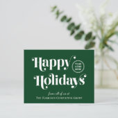 ビジネス ロゴ QRコード グリーン クリスマス (スタンド正面)