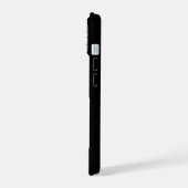 ビジネス ロゴ QRコード ブランディング シンプル iPhoneケース iPhone 15ケース (左側面)