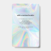 ビジネス ロゴ QR コード 従業員写真 IDを追加 バッジ (裏面)