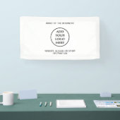 ビジネス 企業 法人 プロフェッショナル あなたのロゴ 横断幕 (トレードショー)