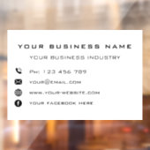 ビジネス 会社 プロモーション 個人用 特別 ウィンドウサイン (シート2)