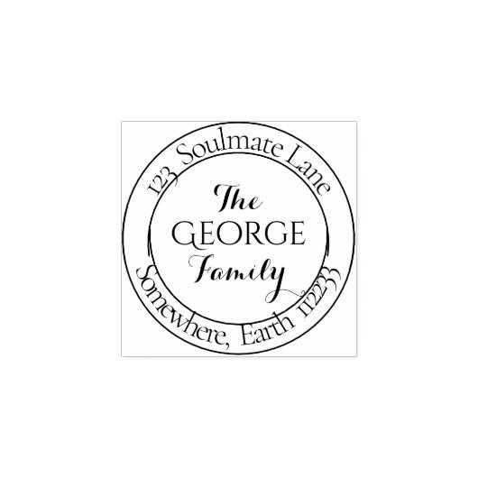 ビジネス |個人独自の作成 ラバースタンプ (インプリント)