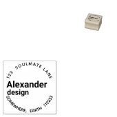 ビジネス |個人独自の作成 ラバースタンプ (押印)