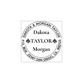 ビジネス |個人独自の作成 ラバースタンプ