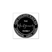 ビジネス |個人独自の作成 ラバースタンプ (インプリント)