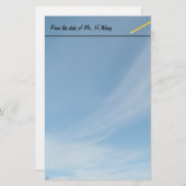 ビジネス、学校、オフィスの固定 便箋 (正面/裏面)