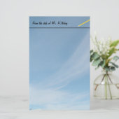 ビジネス、学校、オフィスの固定 便箋 (スタンド正面)