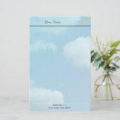 ビジネス、学校、オフィスの固定。 便箋 (スタンド正面)