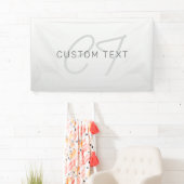 ビジネス、挨拶、名前用の編集可能なテキスト 横断幕 (インサイチュ)