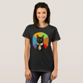 ビジネス 猫 子猫 ネクタイ キッズ 猫好き ギフト Tシャツ (正面フル)