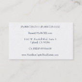 ビジネス、3.5"はx 2.0"、100、白い詰まります 名刺 (裏面)