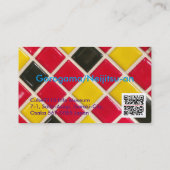 ビジネス 88mm x 50mm（3.5" x 2.0"）100枚入り, ヘビーホワイト 名刺 (裏面)