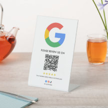 ビジネス Google レビュー卓上サイン l QRコード