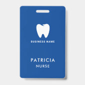 ビジネス ID ロゴ | 現代のカスタム従業員スタッフ バッジ (裏面)