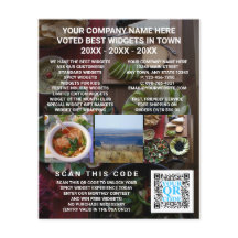 ビジネス QRコード ダークフォト 広告 カスタム