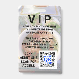 ビジネス QRコード ライト フォト クール プロモ イベント VIP バッジ