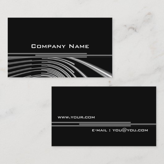 ビジネス_simple 名刺 (正面/裏面)