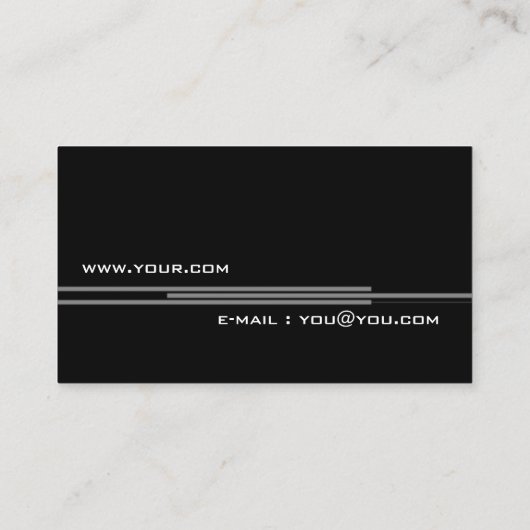 ビジネス_simple 名刺 (裏面)