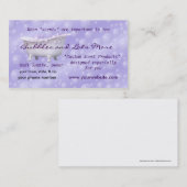 ビジネスCard2- Lavの泡は望むようにカスタマイズ 名刺 (正面/裏面)