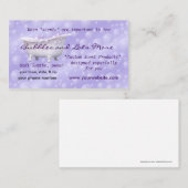 ビジネスCard2- Lavの泡は望むようにカスタマイズ 名刺 (正面/裏面)