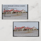 、ビジネスCARD-DIVINE救い主のカトリック教会… 名刺 (正面/裏面)