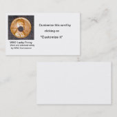 ビジネスcard/WW2幸運なペニー 名刺 (正面/裏面)