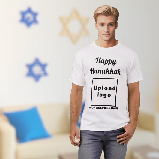 ビジネスHanukkah Greeting on White Tシャツ