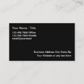 ビジネスHR採用ビジネス・カード 名刺 (裏面)