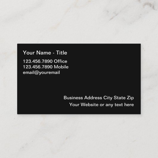 ビジネスHR採用ビジネス・カード 名刺 (裏面)