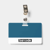 ビジネスIDパーソナライズされたフォトロゴの従業員名 バッジ (裏面 （クリップ付）)