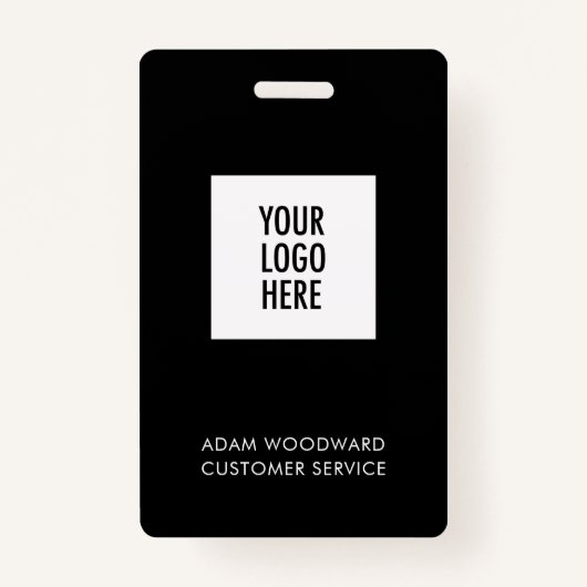 ビジネスIDロゴバッジ従業員スタッフ バッジ (裏面)