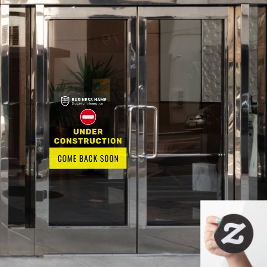 ビジネスIDロゴ |建築 ウィンドウサイン (オフィスドア)