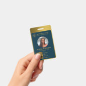 ビジネスIDロゴ |弁護士ネイビー金ゴールド バッジ (手持ち)