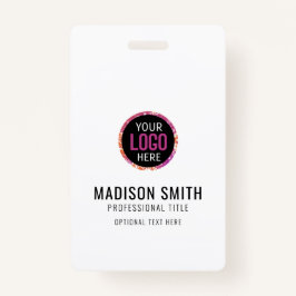 ビジネスIDロゴ |社員モダンスカスタム・スタッフ バッジ