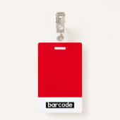 ビジネスID従業員のフォトロゴ名バッジカスタムの バッジ (裏面クリップ)