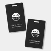 ビジネスID |社員カスタムロゴ バッジ (正面＆裏面)