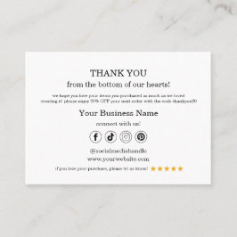 ビジネスQRカードの割引率に感謝 名刺