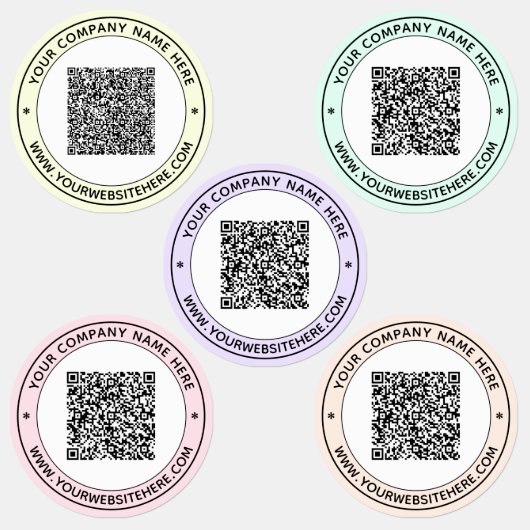ビジネスQRコードおよび文字スタンプデザインラベル ラベル (グループ)