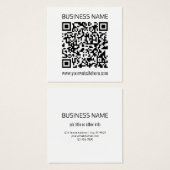 ビジネスQRコードを瞬時に編集できる文字 (正面&裏面)