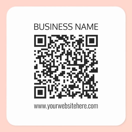 ビジネスQRコードを瞬時に編集できる文字 スクエアシール