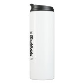 ビジネスQRコードを瞬時に編集できる文字 タンブラー (回転右)