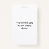 ビジネスQRコードを瞬時に編集できる文字 バッジ (裏面)