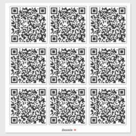 ビジネスQRコードカスタムカットビニールシール シール