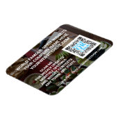 ビジネスQRコードダークフォト会社のプロモーション マグネット (左側)