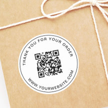 ビジネスQRコードテンプレートサンキューピンク