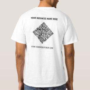 ビジネスQRコードプロモーションTシャツ Tシャツ