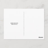 ビジネスQRコードライトフォトカスタム広告ズ ポストカード (裏面)