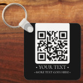 ビジネスQRコード キーホルダー (正面)
