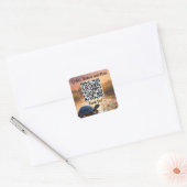 ビジネスQRコード スクエアシール (封筒)